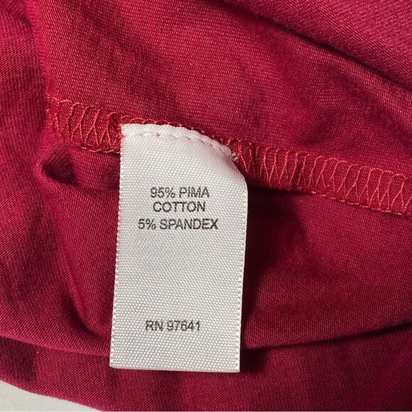 J.Jill Pure Jill Relaxed Basic Turtleneck In Maroon/Red Women's Size Small - Picture 5 of 15